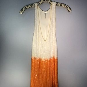 Free People sequin tank tunic / dress